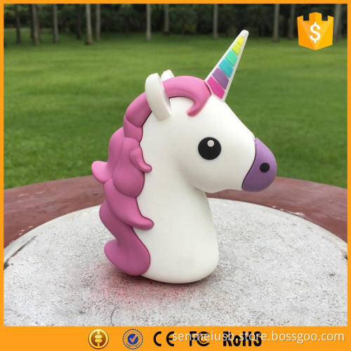 PVC unicorn power bank 2200mah